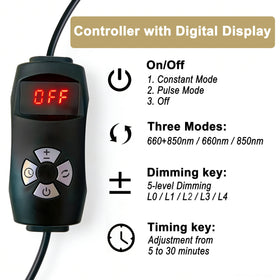 X-Vitalis red light panel compact design fits tight sauna spaces.