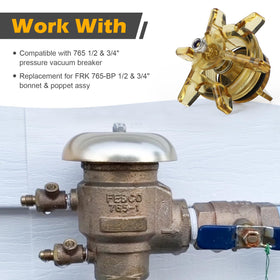 X4XZ poppet-detail: precision fit for CBV/DBV valves.