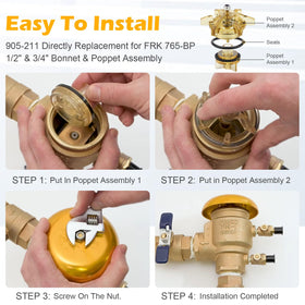 X4XZ overview: complete repair kit for 765 CBV and DBV models.