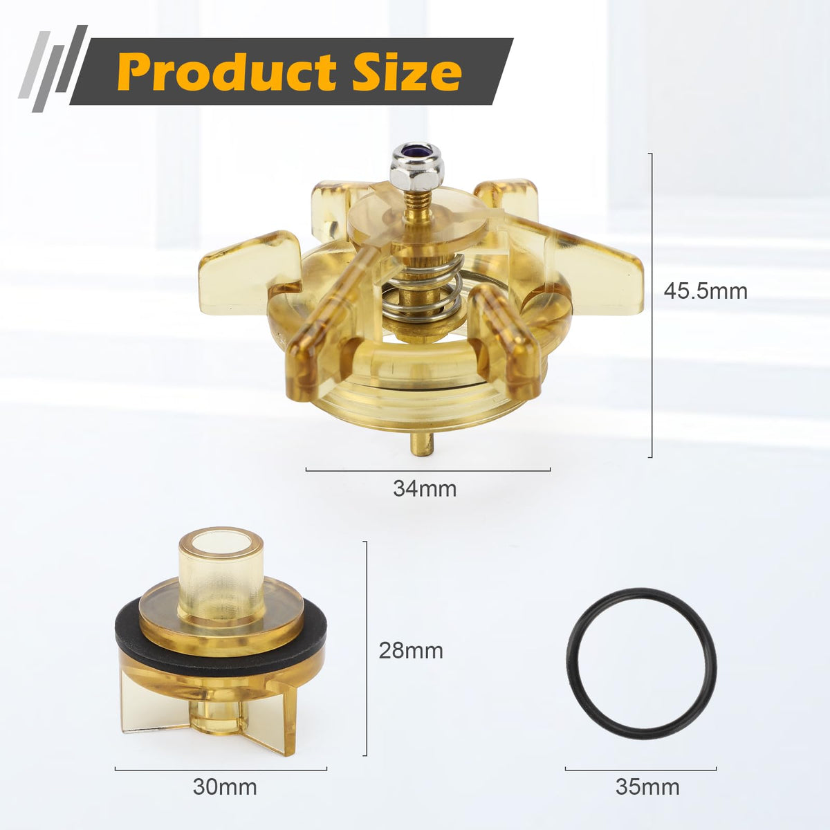 X4XZ installation-ready: straightforward backflow valve repair with included parts.