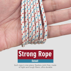 X5MPLXPMX 16-strand core reduces stretch for smoother starts