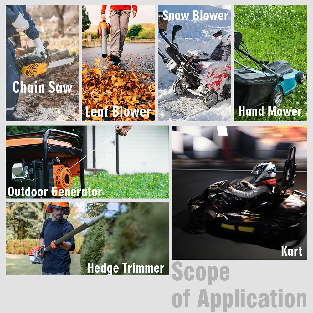 X5MPLXPMX 4mm fitment works with most lawn equipment