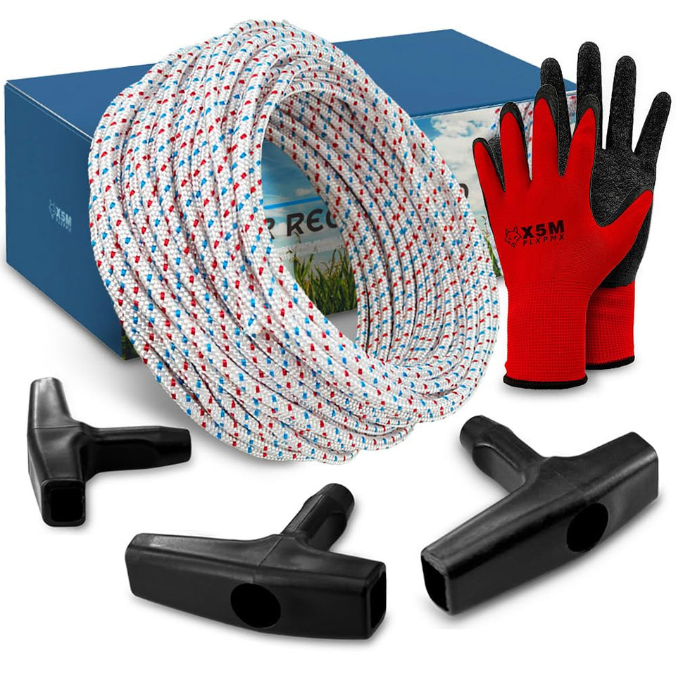 X5MPLXPMX premium rope 50ft for reliable mower starts