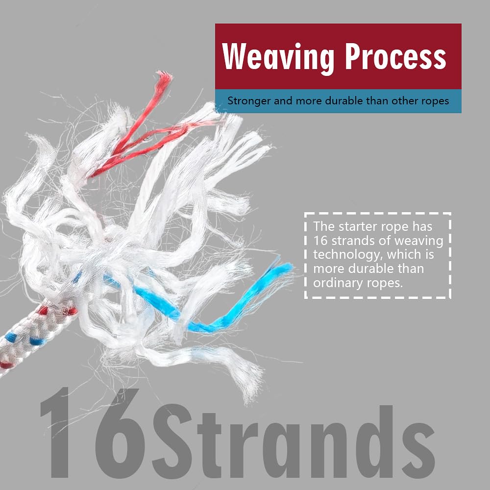 X5MPLXPMX universal T-handles provide secure grip for easy starts