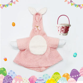 XAKNXGU Easter goose bunny costume with pink accents for garden decoration