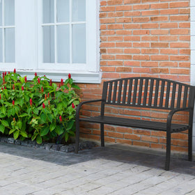 Xalvora weatherproof metal bench enduring outdoor conditions