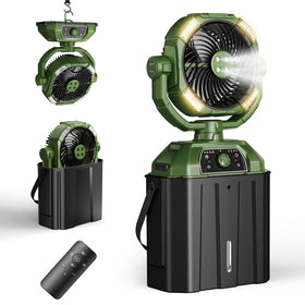 XAP portable misting fan with remote control for easy outdoor cooling