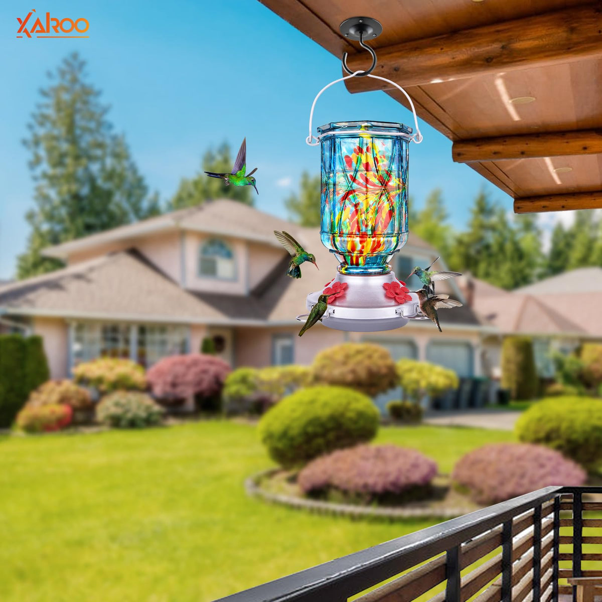XAROO 16-ounce capacity reduces refills during busy seasons.