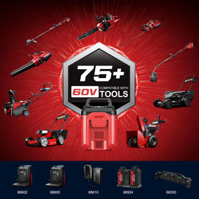 XAVITO use-case setup demonstrates quick swap for lawn tasks with 60V tools
