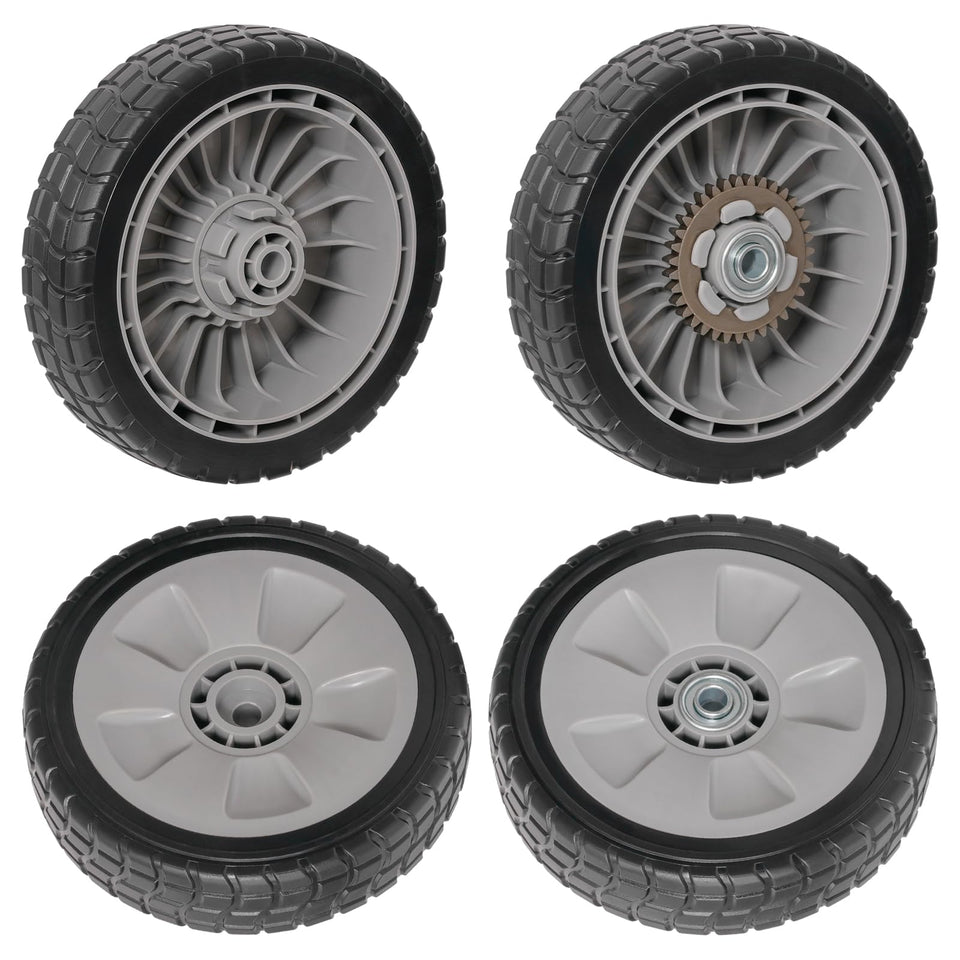 XaXmTee 8-inch rear wheel for Honda HRR216, durable replacement for enhanced traction.