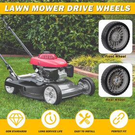 XaXmTee 8-inch wheel compatible with multiple Honda walk-behind models for easy replacements.