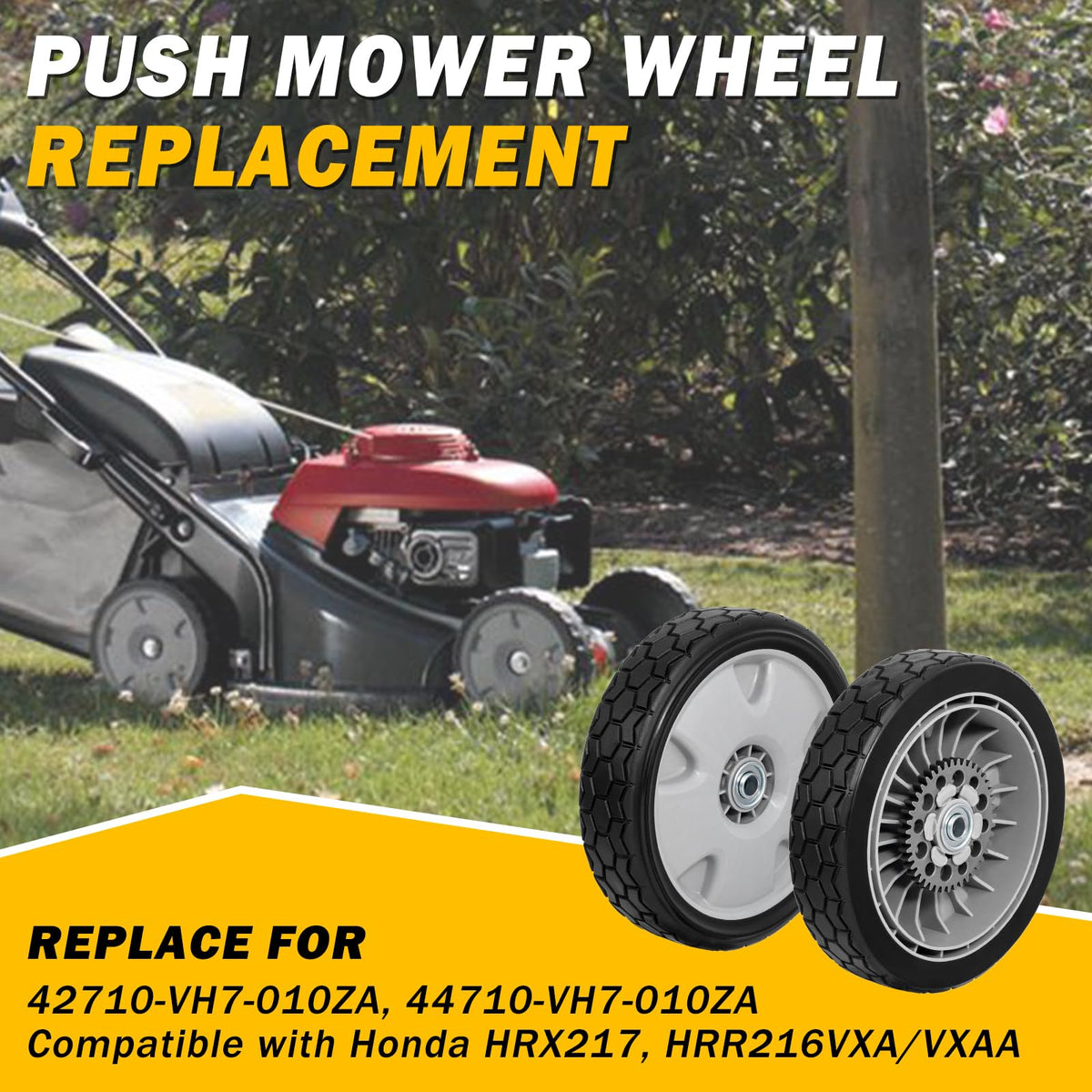 XaXmTee easy-install wheel kit for Honda HRX217 models.