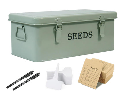 Xbopetda seed storage organizer with four compartments keeps seeds neatly organized for easy access.