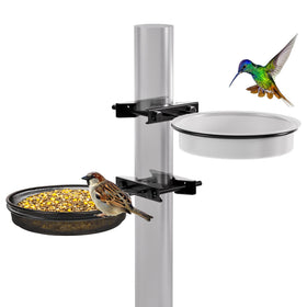 Xbpeuy outdoor bird feeder station blending with deck decor and feeding birds