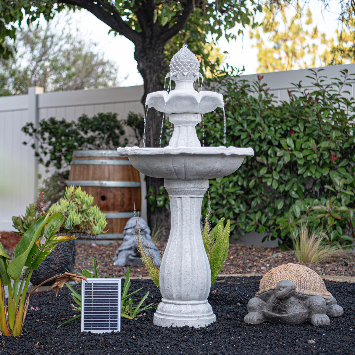 XBrand outdoor garden water feature enhances yard ambiance and relaxation.