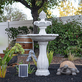 XBrand outdoor garden water feature enhances yard ambiance and relaxation.