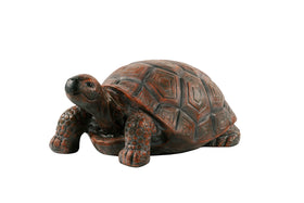 XBrand walking turtle statue front view shows durable MGO construction for outdoor use