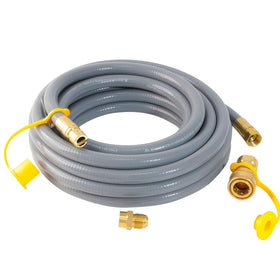 XCHQGC 25ft natural gas hose with quick-connect for efficient grilling