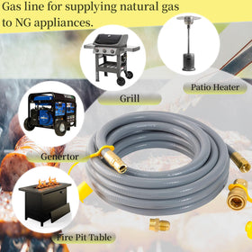 XCHQGC CSA-certified hose for safer gas appliance connections