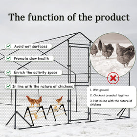 XCL Chicken Perch assembly easy, quick setup in coop.