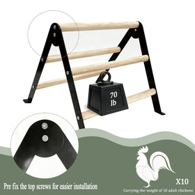 XCL Chicken Perch enrichment, promotes natural movement and activity.