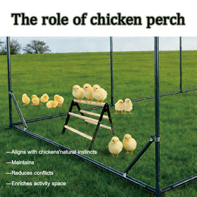 XCL Chicken Perch large size, spacious perch for adults.