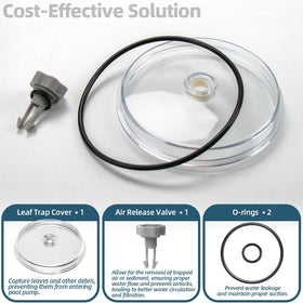 XCWT clear cover enables quick debris monitoring and maintenance checks.