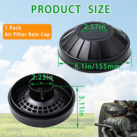 XDDPRO Rain Cap 11065-7025 installed on Kawasaki FX engine for secure fit.