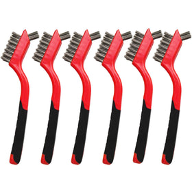 XDMTWLKJ 6-pcs wire brushes for heavy cleaning and rust removal.