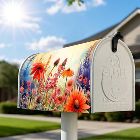 Xeerrfan mailbox cover magnetic clip showing secure tool-free installation