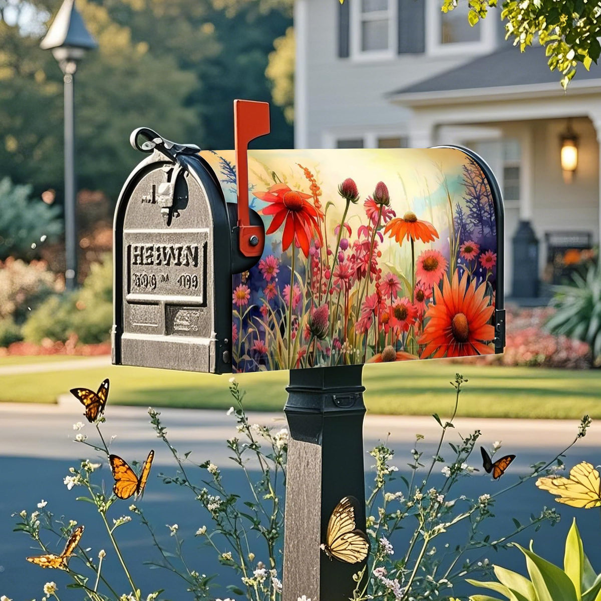 Xeerrfan mailbox cover weather protection maintains color through seasons