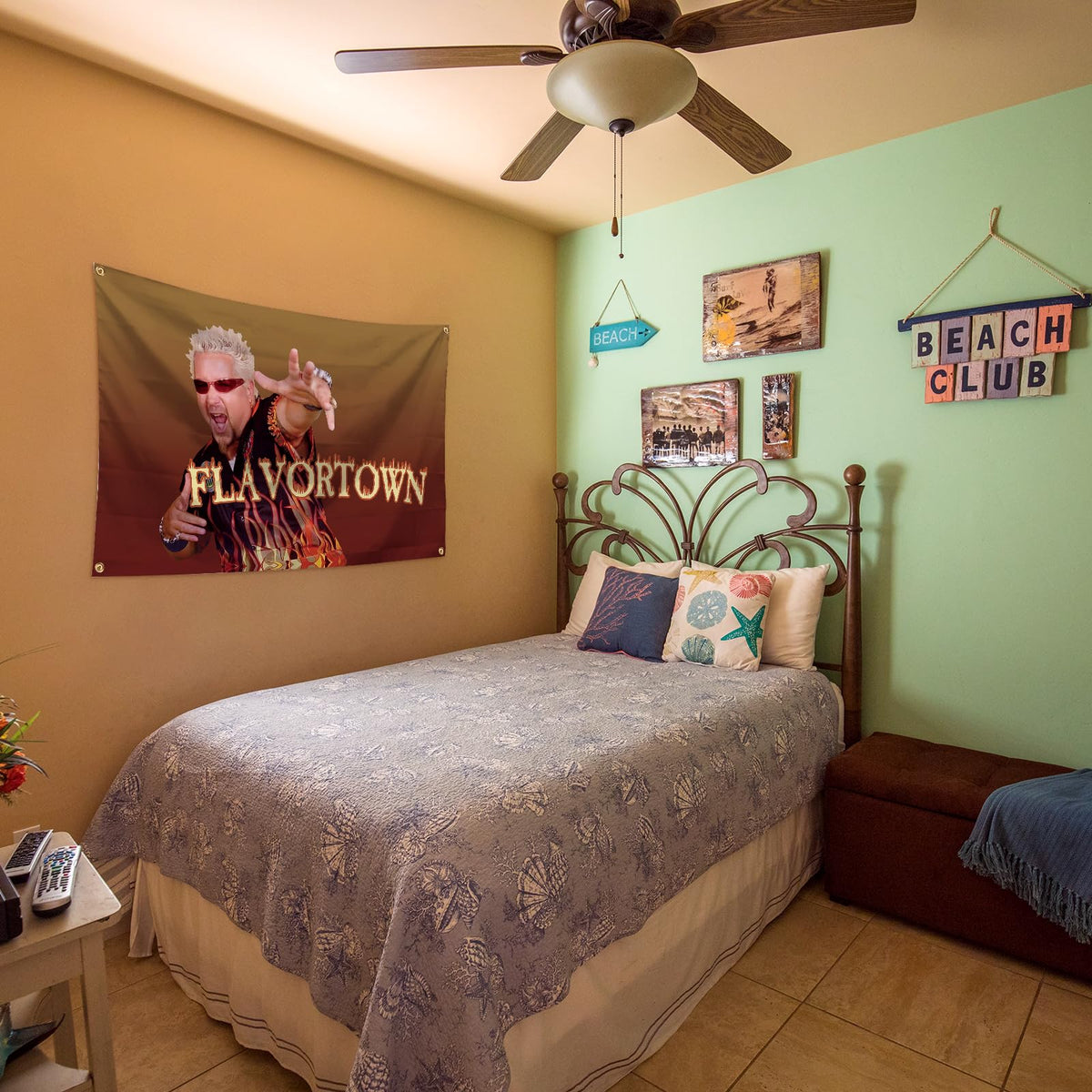 XEODE Flavortown flag uses advanced printing for sharp, fade-free images.