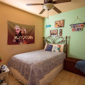 XEODE Flavortown flag uses advanced printing for sharp, fade-free images.