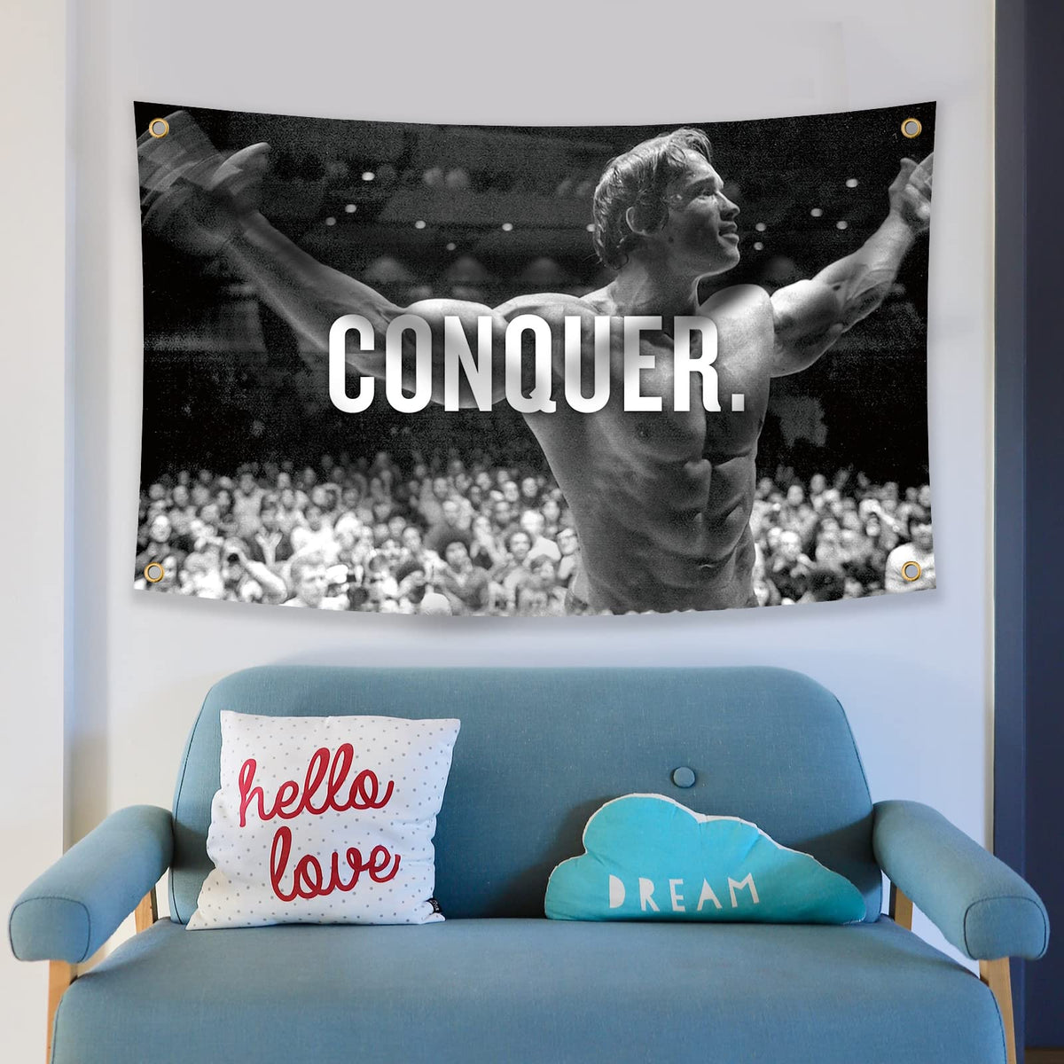 XEODE durable polyester flag fabric with sharp colors