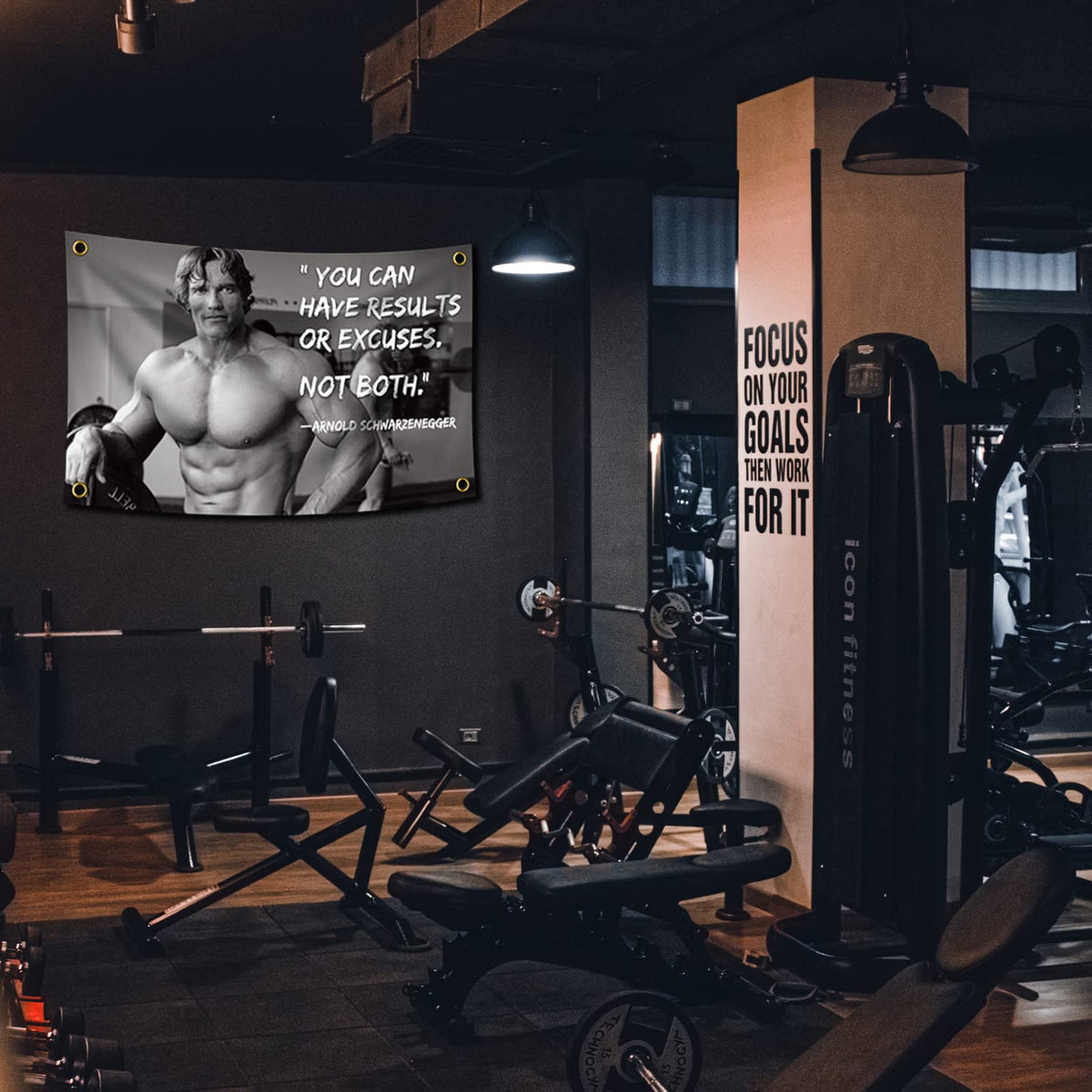 XEODE man cave banner inspires focus and energy in spaces