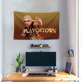 XEODE Durable flag for indoor or covered outdoor use and versatile display.