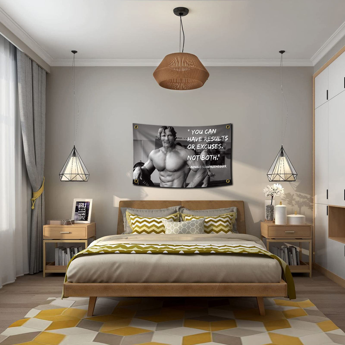 XEODE premium print flag shows crisp colors and clear imagery