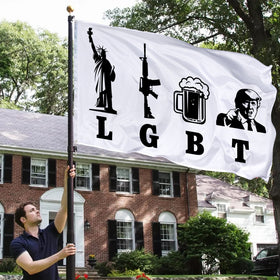 XEODE Trump flag 3x5 indoor display with crisp print.