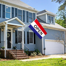 Xepaxon Open Flag 3x5, ideal for gardens, streets, and parties