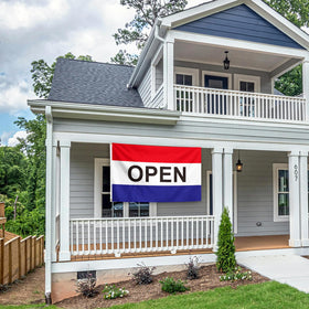 Xepaxon Open Flag 3x5, versatile for indoor and outdoor décor
