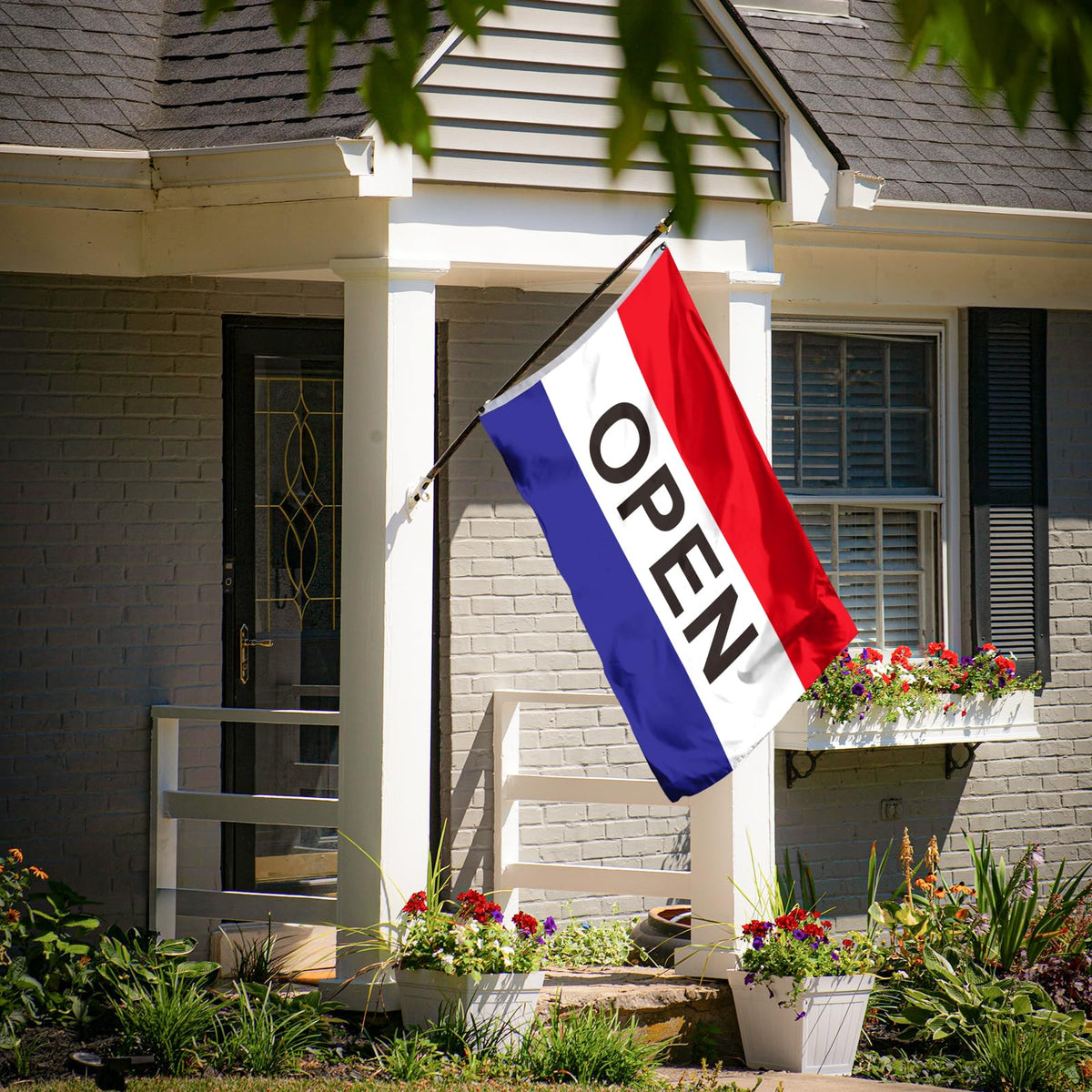Xepaxon Open Flag 3x5 with reinforced stitching for lasting use