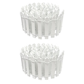 XFGSYXS Fairy Fence in white demonstrates easy assembly for dollhouses and mini gardens.