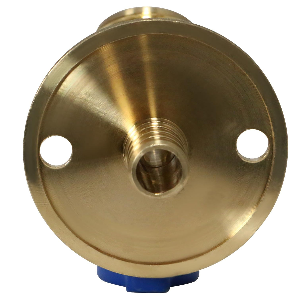 XFITTING 3/4 in GHT outlet close-up shows standard hose compatibility.
