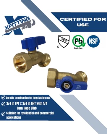 XFITTING bibb corrosion-resistant material withstands moisture and weather