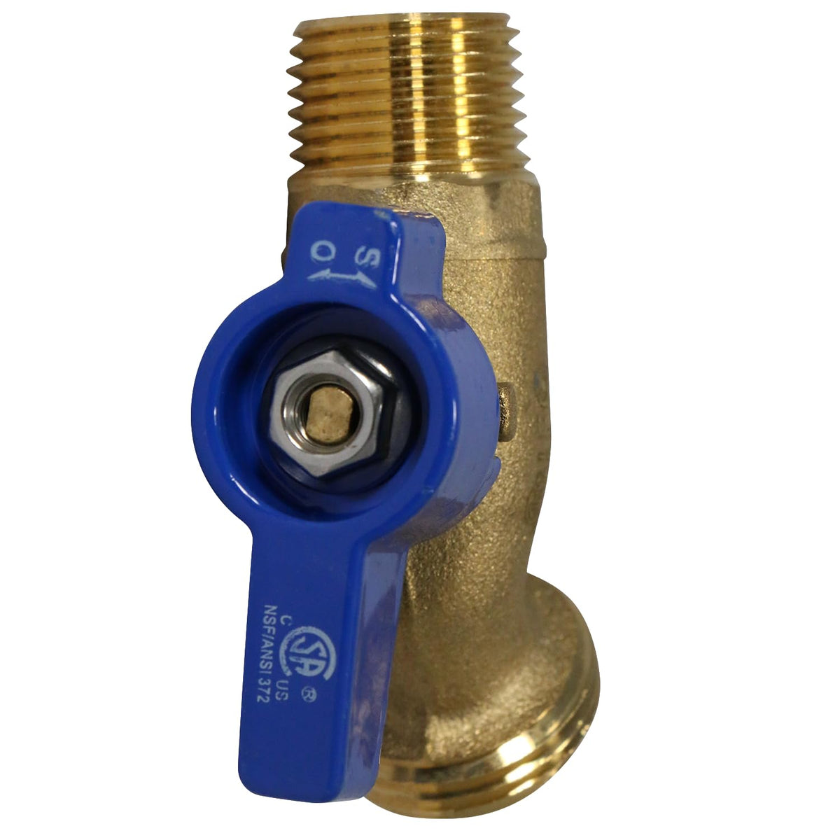XFITTING hose bibb no-kink design reduces tangles during use.