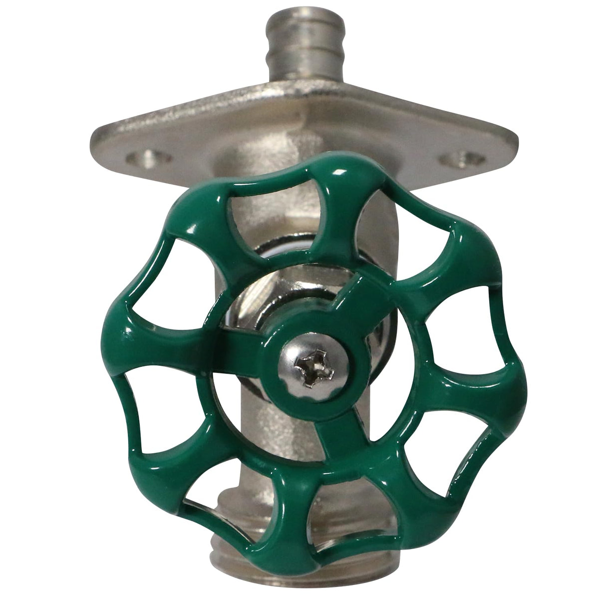 XFITTING garden hose-ready sillcock shown in outdoor setting.