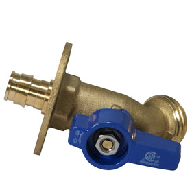 XFITTING quarter-turn handle for fast, leak-free shutoff.
