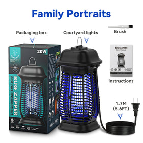 XGAYOO Bug Zapper 4200V grid ensures strong insect contact