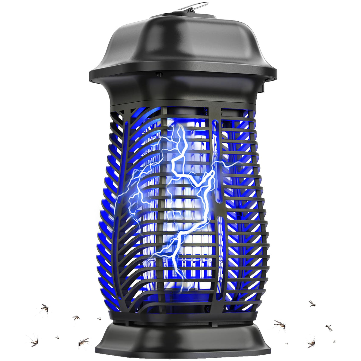 XGAYOO Bug Zapper outdoors attracting flying insects at dusk