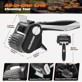 XGDARDER dishwasher-safe brush head prevents bristle shedding during cleanup